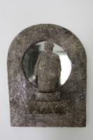 The View from the Edge of the Temporal, Ceramic and Mirror Wall Sculpture by Michael Hermesh, Mondo Creation Show