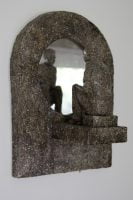 The View from the Edge of the Temporal, Ceramic and Mirror Wall Sculpture by Michael Hermesh, Mondo Creation Show