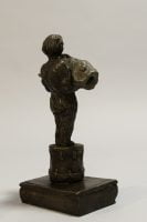 The Weight of Light - Michael Hermesh, Bronze, 7.75 X 4.75 X 2.75 inches, Ceramic and Bronze Sculpture by Michael Hermesh